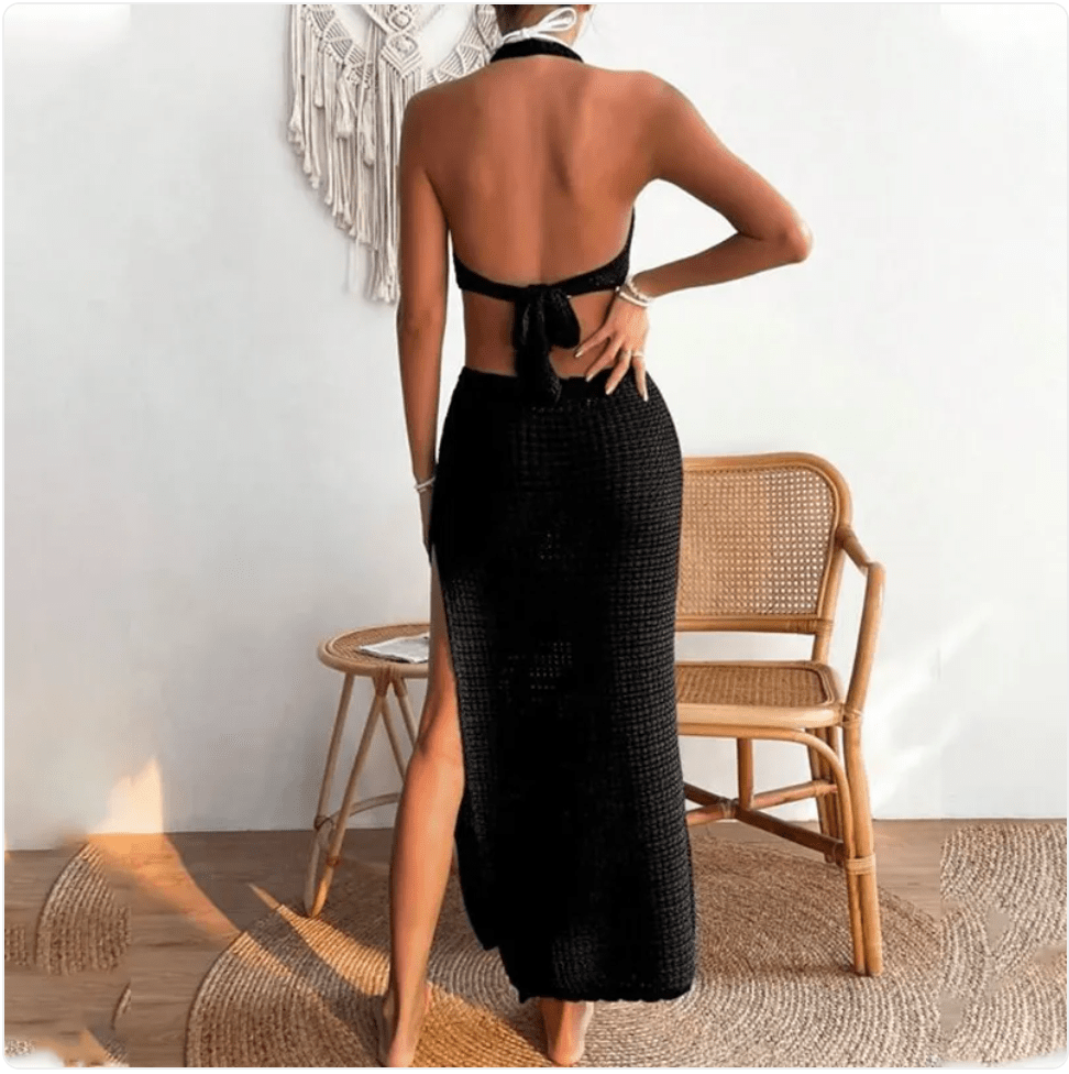 Women’s Solid Color Beach Dress by Dealightful Finds