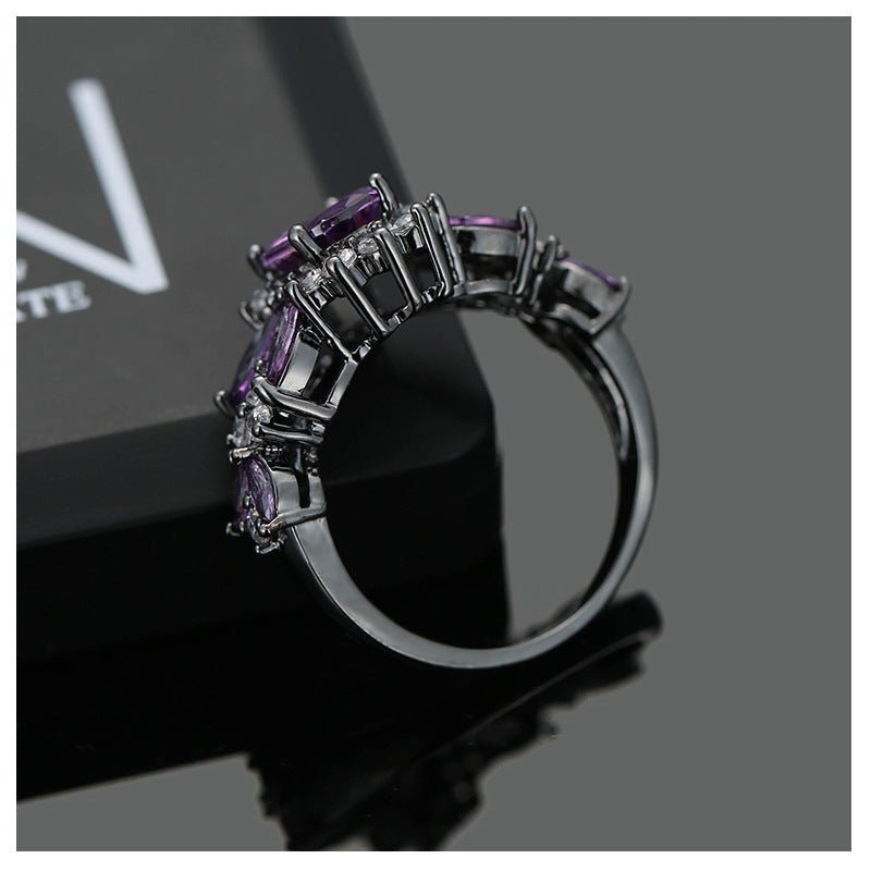 Luxury Zircon Lady Finger Ring Jewelry Accessory by Dealightful Finds
