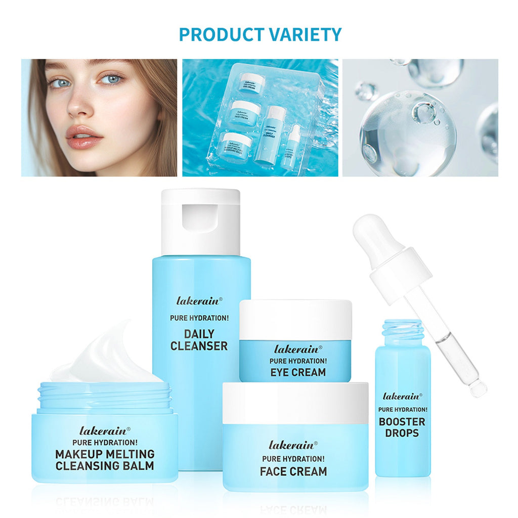 Blue Mini Skin Care Set by Dealightful Finds