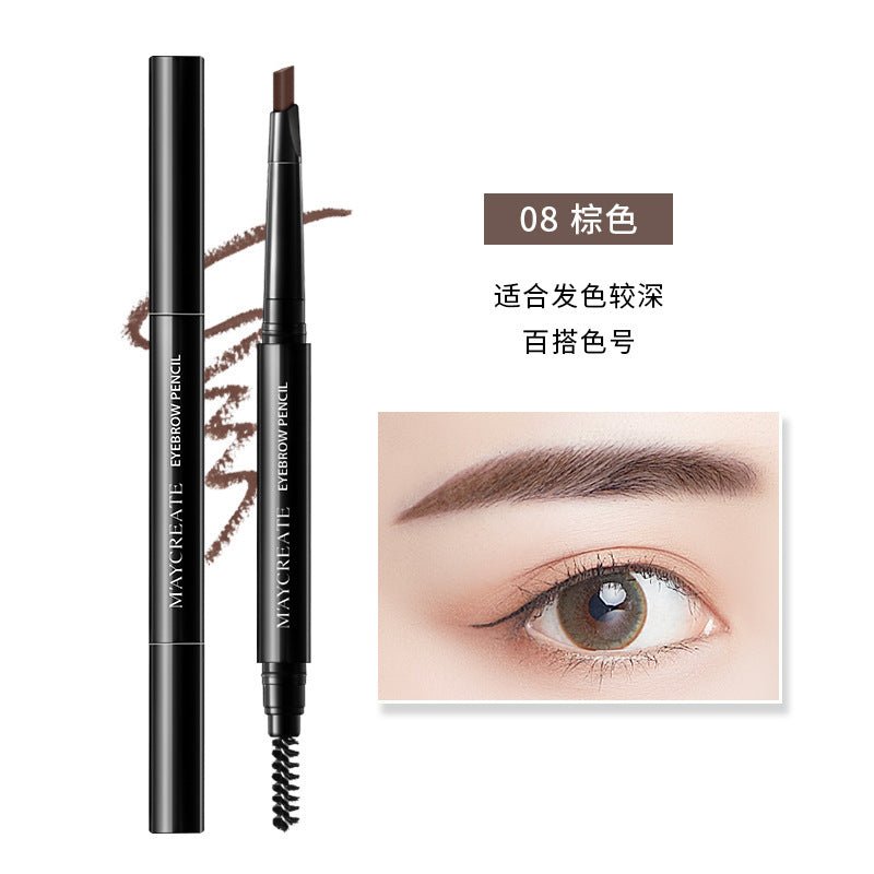 Dual-Head Waterproof Eyebrow Pencil - Wholesale Makeup by Dealightful Finds
