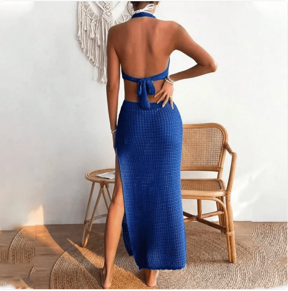 Women’s Solid Color Beach Dress by Dealightful Finds