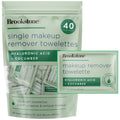 Brookstone Individual Makeup Remover Wipes - Ultra Soft Makeup Remover Wipes Individually Wrapped Gently Cleanse & Remove Makeup 40 Count Makeup Wipes Individually Wrapped by Dealightful Finds