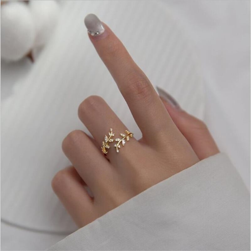 Women's Fashion Spring Summer Branch Ring Jewelry by Dealightful Finds