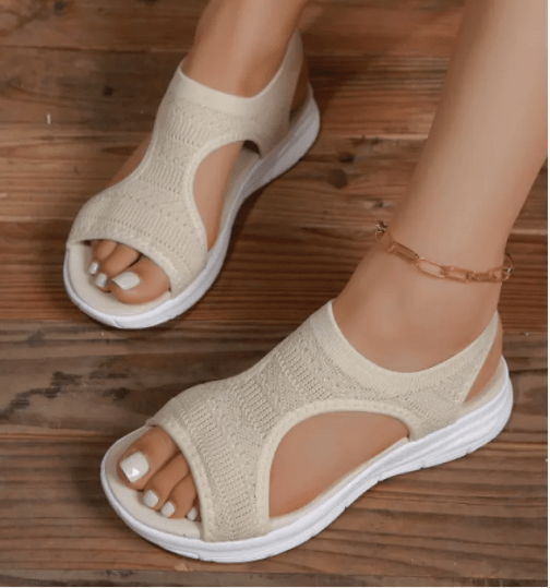 Women’s Knit Summer Sandals by Dealightful Finds