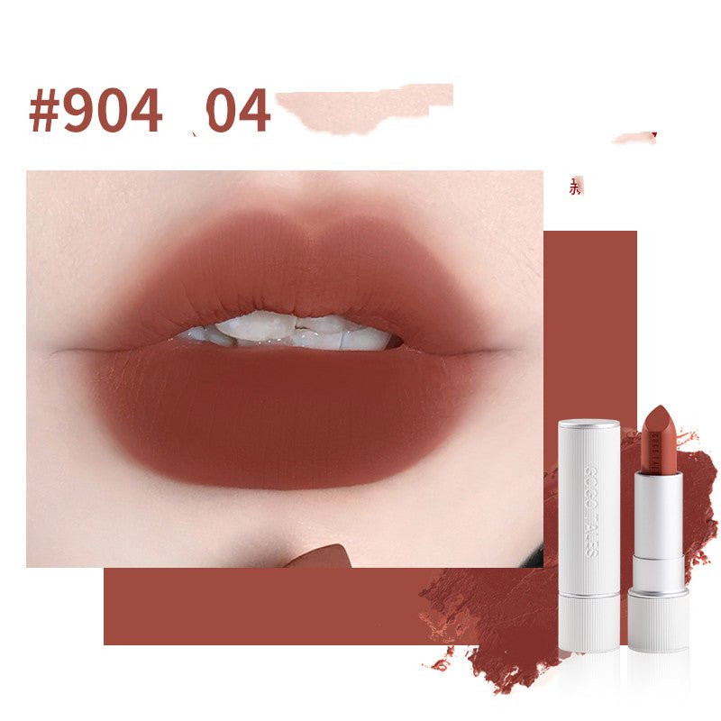 Retro Velvet Lipstick in Striped Caramel Chestnut by Dealightful Finds