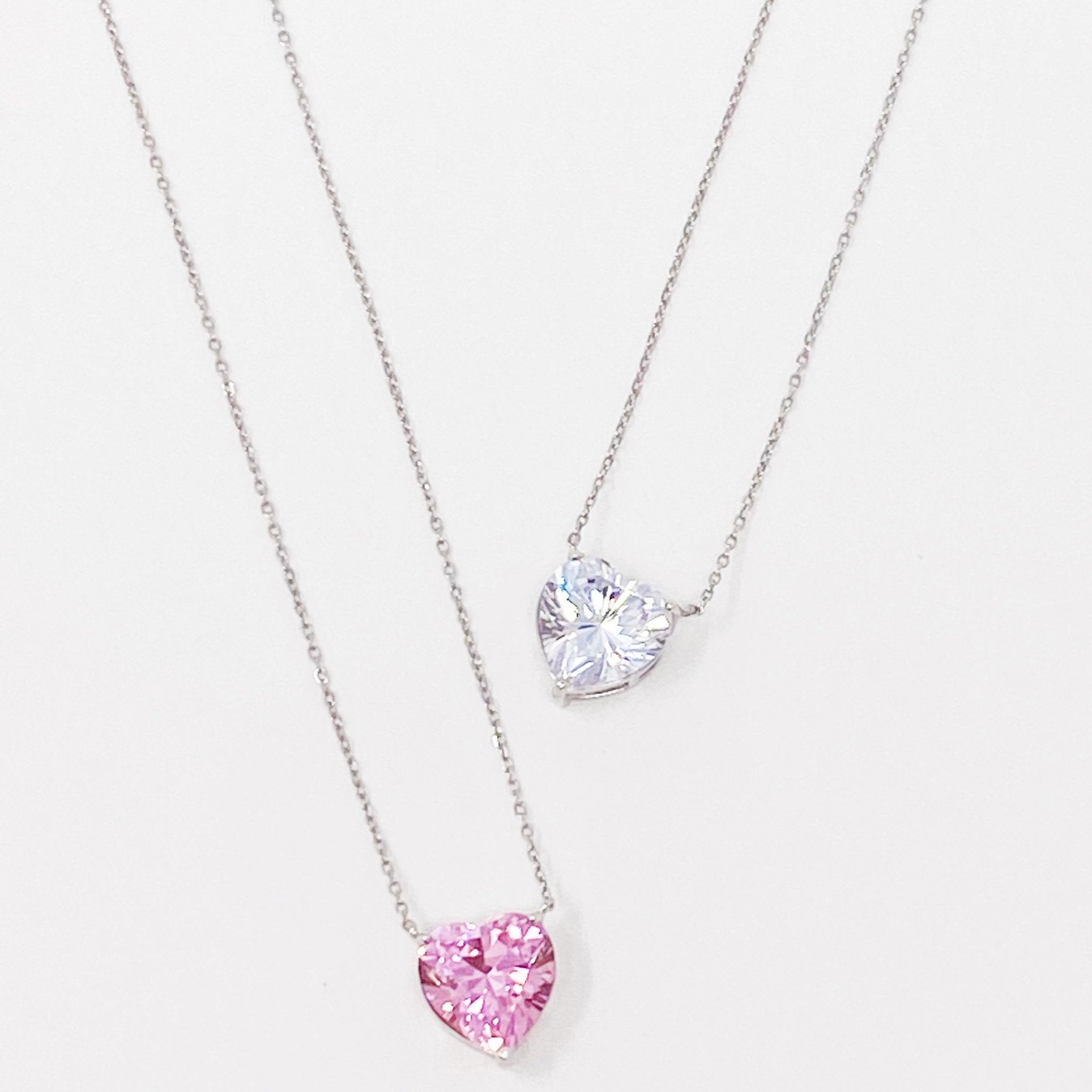 Absolute Beauty Sterling Silver Heart Necklace by Dealightful Finds