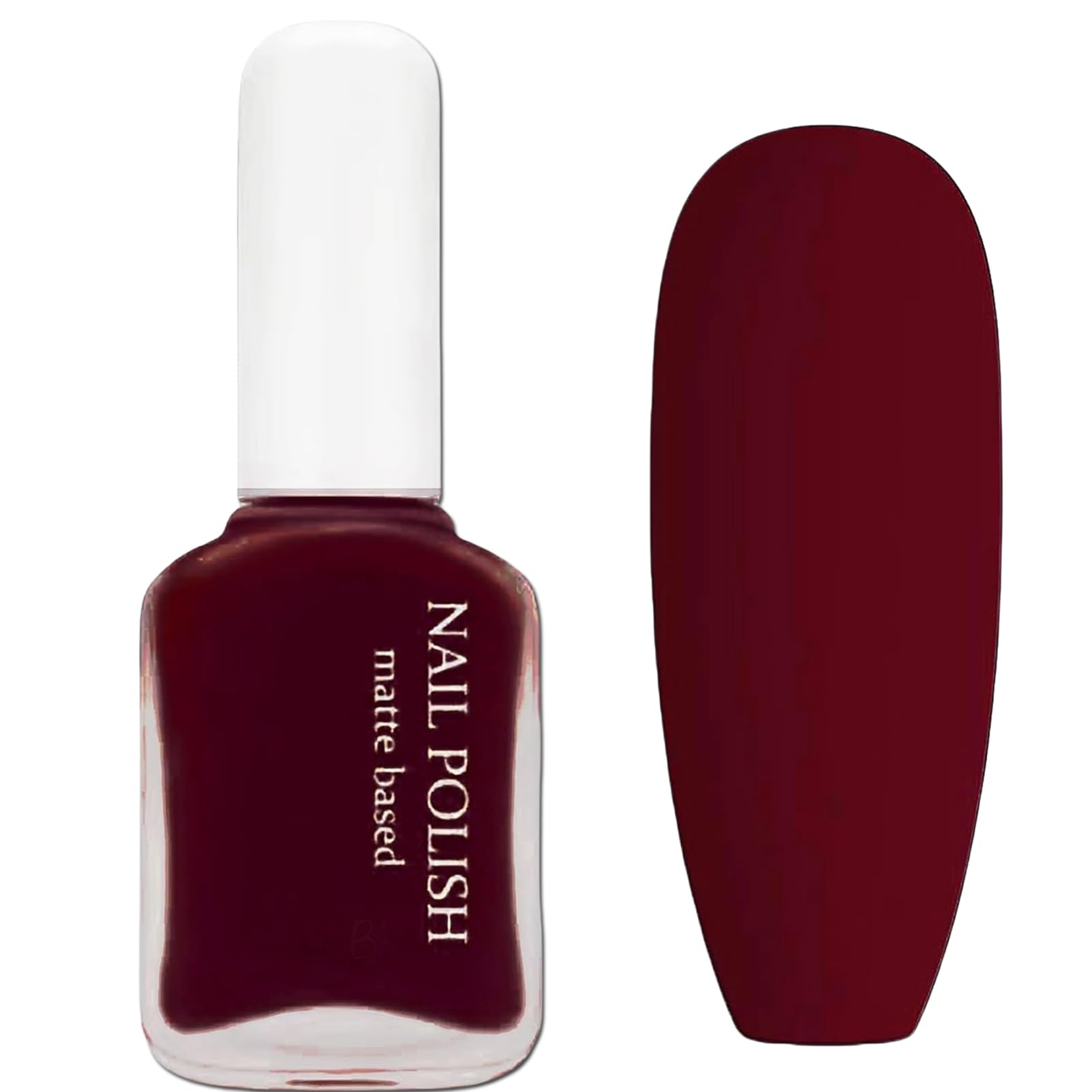 KAHSOSE Matte Dark Red Nail Polish Air Dry Blood Red Nail Polish Wine Red Nail Polish for Women & Men Frosted Burgundy Nail Polish Velvet Deep Red Nail Polish Quick Dry Matte Nail Polish Colors by Dealightful Finds