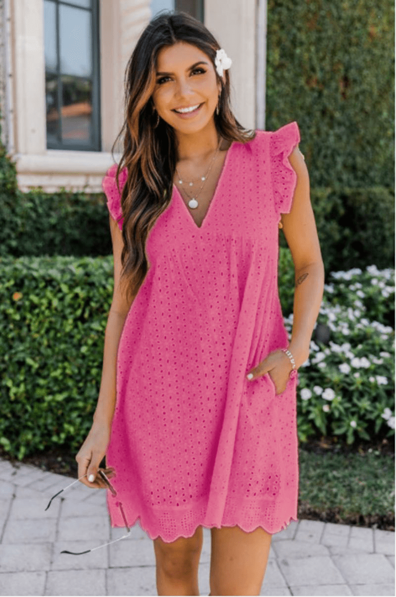 Lace Dresses With Pocket by Dealightful Finds