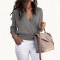 Fashionable Deep V-Neck Bat Sleeve Top for Women by Dealightful Finds