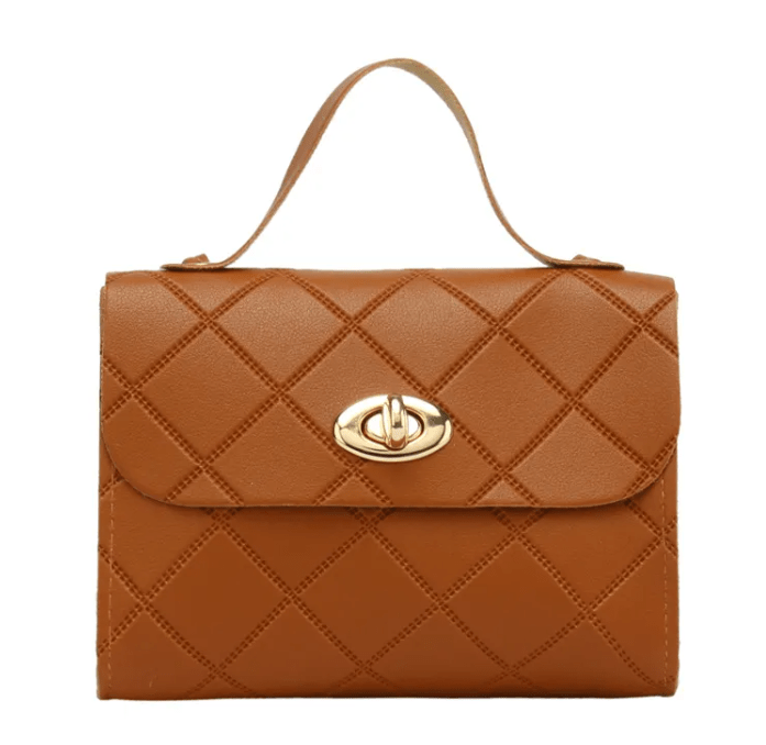 Rhombus Pattern Mini Handbag by Dealightful Finds
