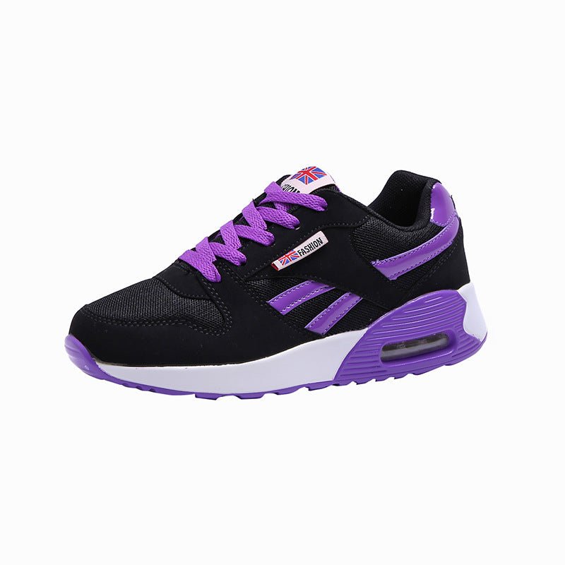 Fashionable Women's Breathable Mesh Lace-Up Sneakers by Dealightful Finds