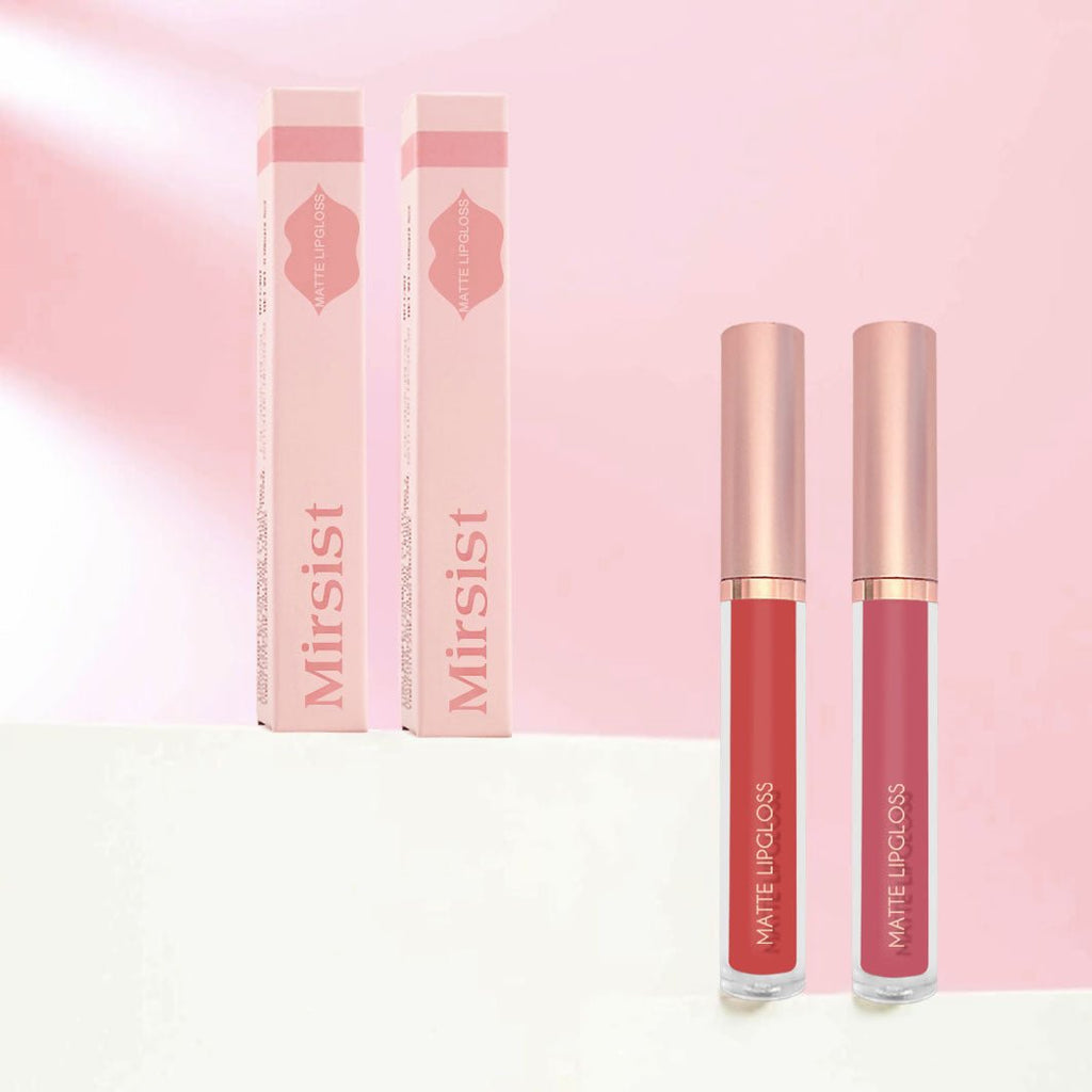 12-Color Matte Lip Gloss in Nude Shades by Dealightful Finds