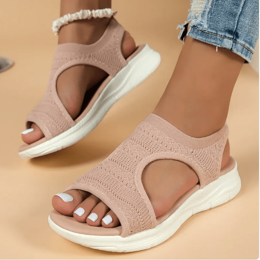 Women’s Knit Summer Sandals by Dealightful Finds