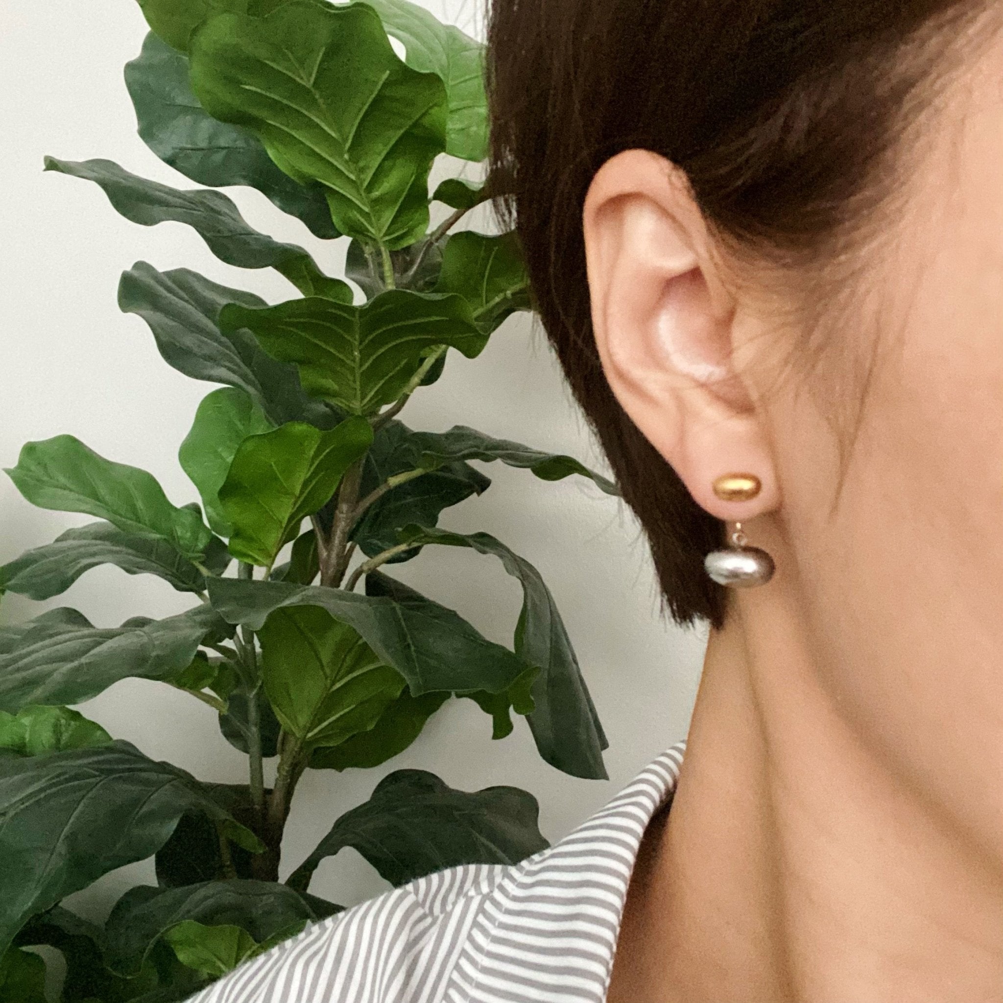 Dangling Mini Bean Earrings by Dealightful Finds