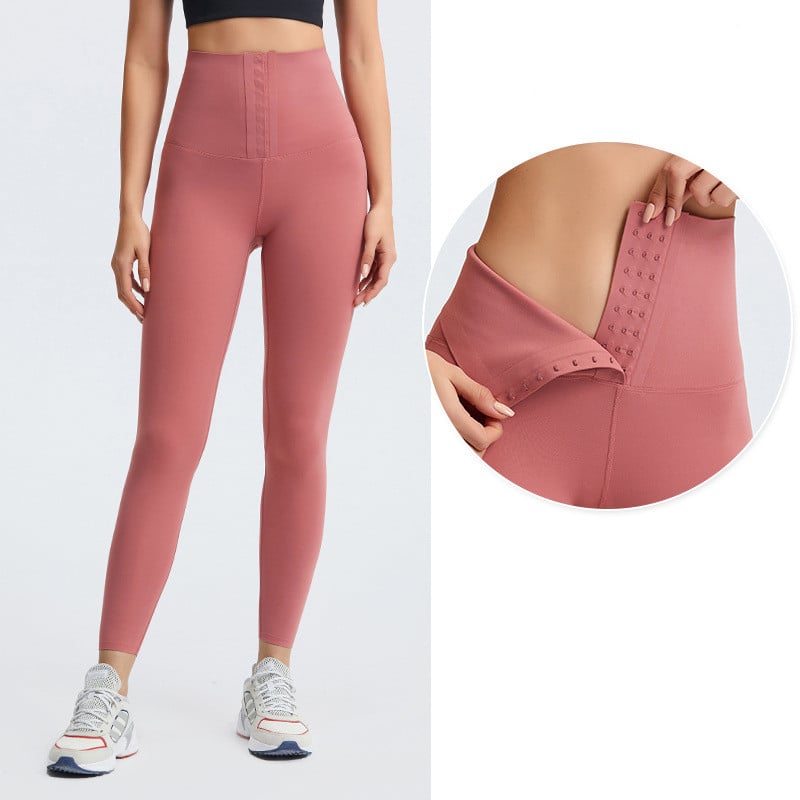 Nude High Waist Yoga Pants for Hips and Abdomen by Dealightful Finds