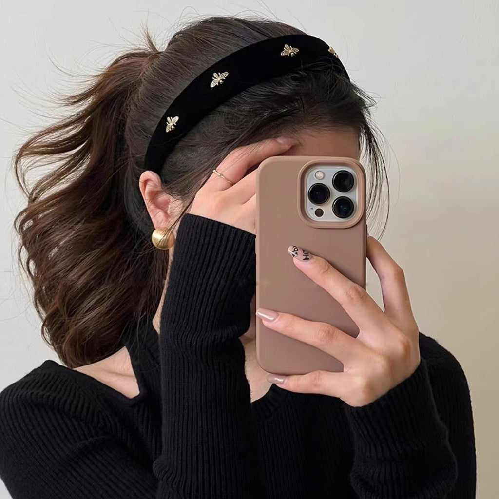 Velvet Bee Fabric Face Wash Headband for Women by Dealightful Finds