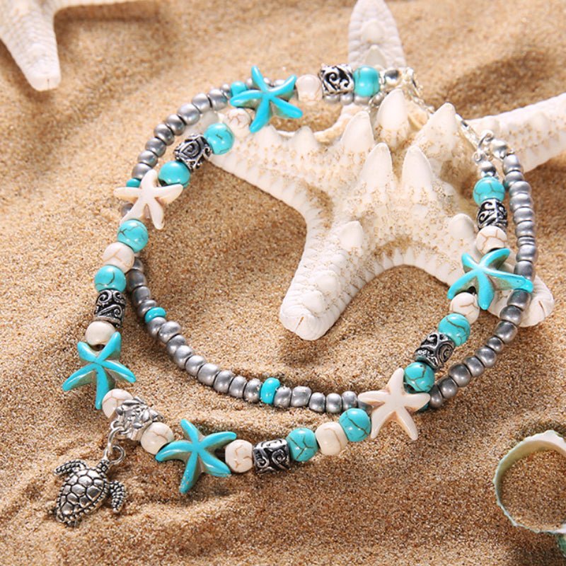Sea Turtle Anklet by Dealightful Finds