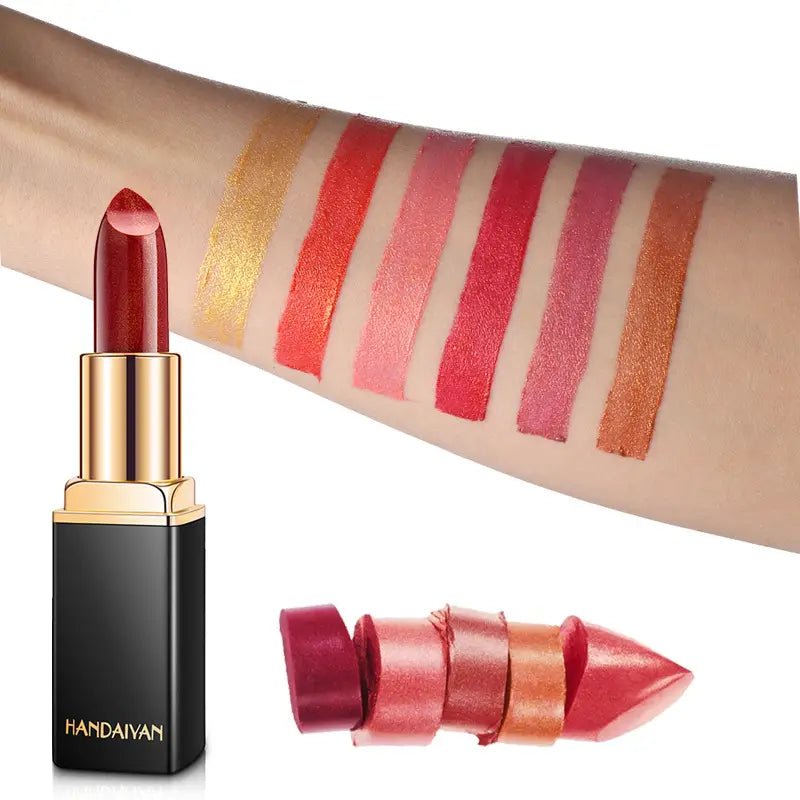 Color-Changing Metallic Pearlescent Gilded Lipstick by Dealightful Finds