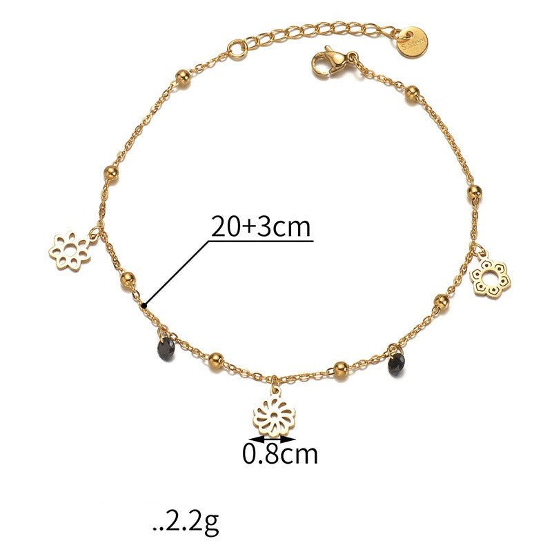 Zircon Tone Pendant Bracelet for Women by Dealightful Finds