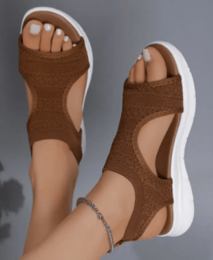 Women’s Knit Summer Sandals by Dealightful Finds