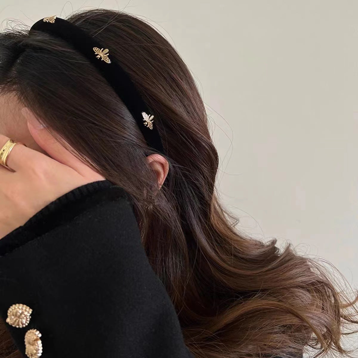 Velvet Bee Fabric Face Wash Headband for Women by Dealightful Finds