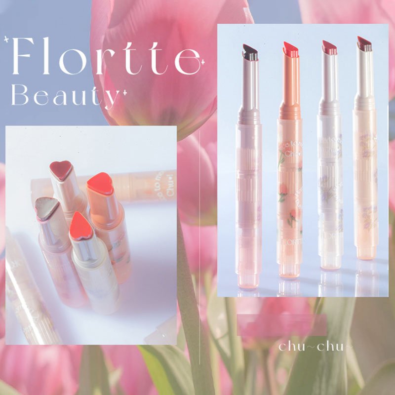 FLORTTE First Kiss Love Stick Lipstick Pen with Mirror by Dealightful Finds