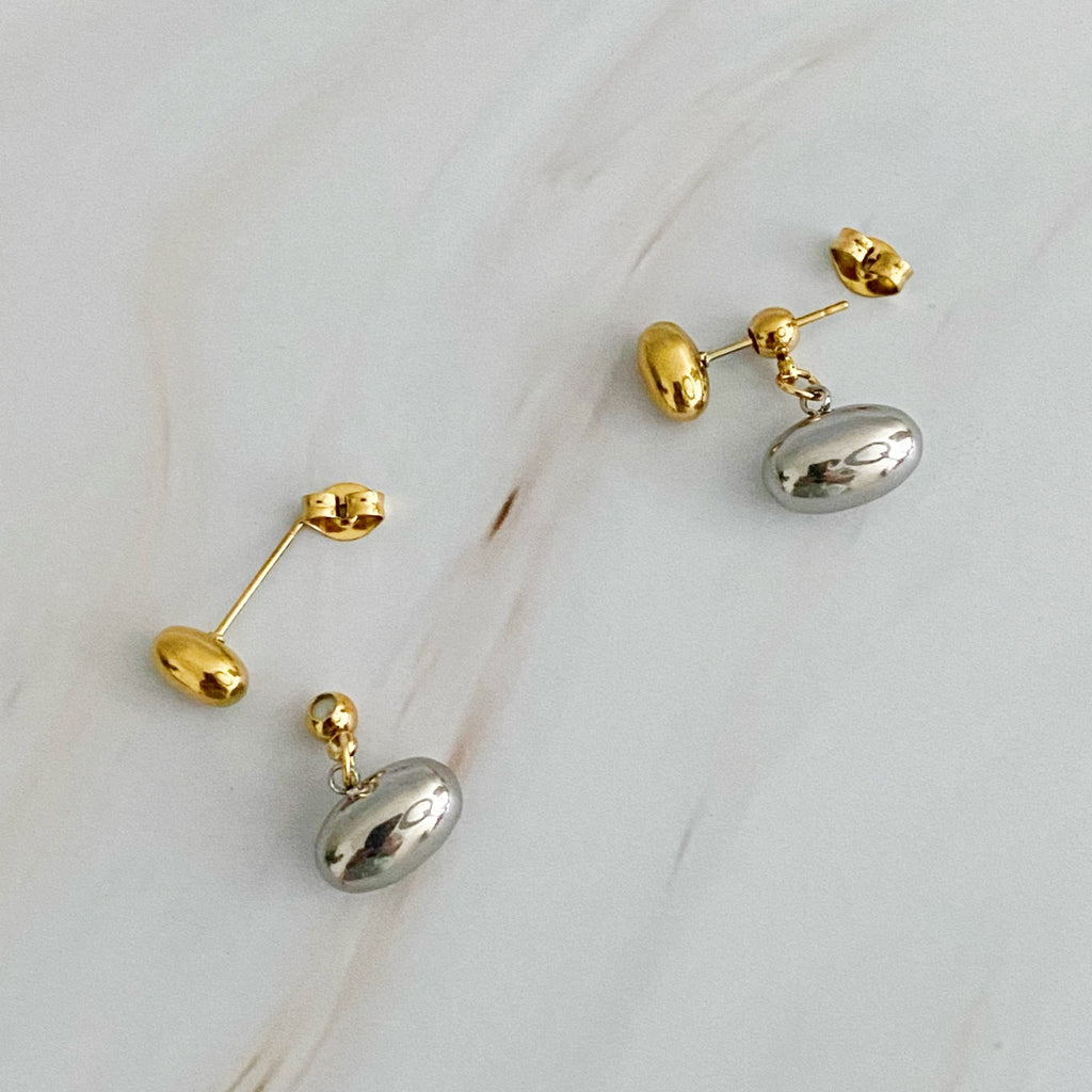 Dangling Mini Bean Earrings by Dealightful Finds