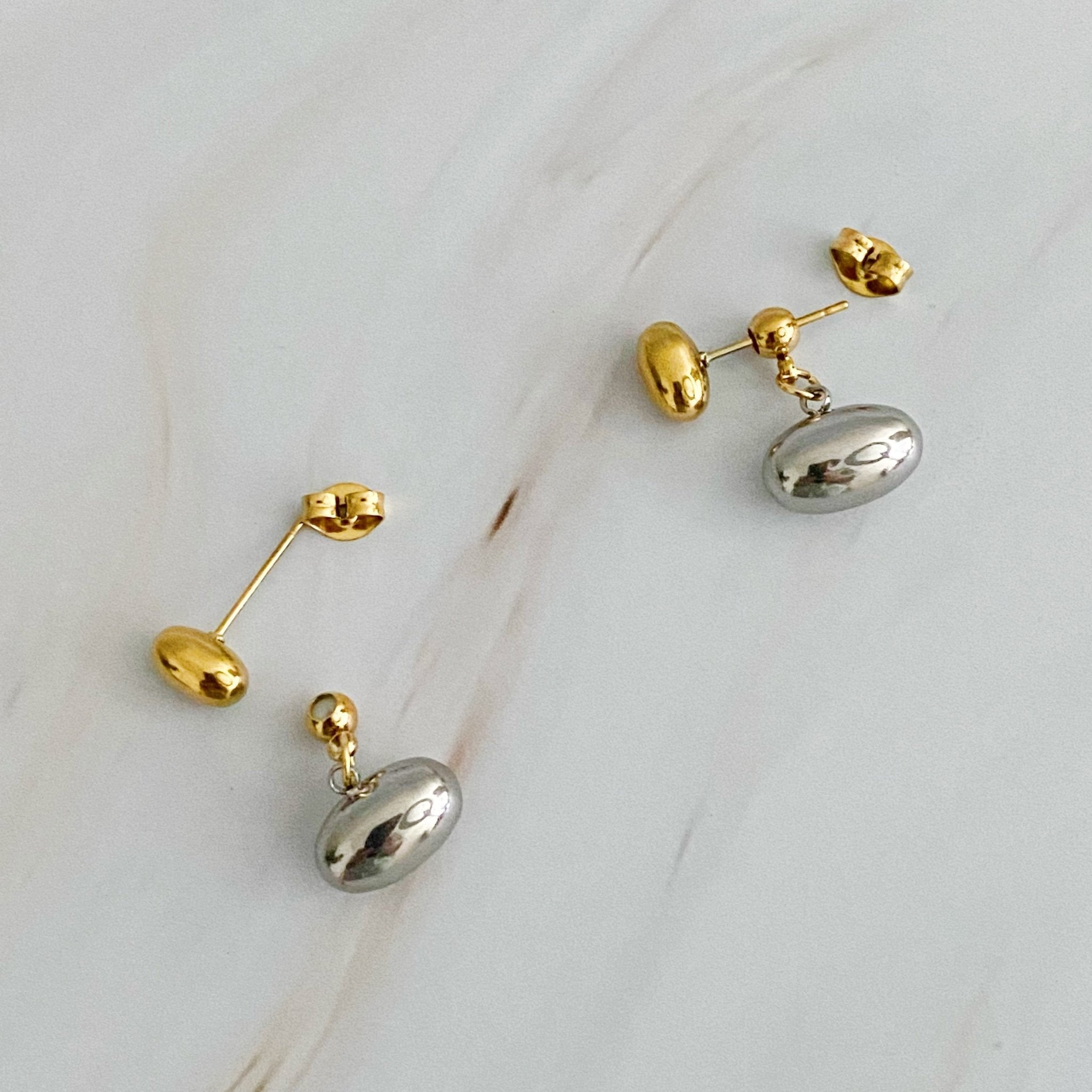 Dangling Mini Bean Earrings by Dealightful Finds