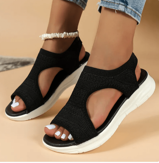 Women’s Knit Summer Sandals by Dealightful Finds