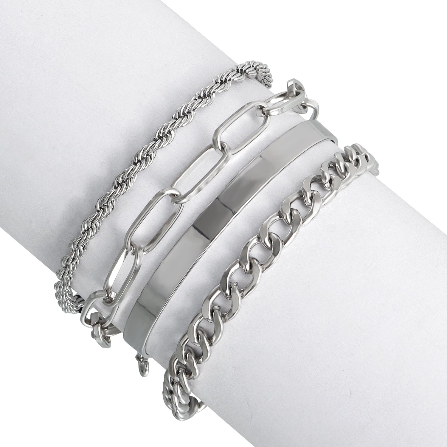 B1136 Women's Fashionable Gold Chunky Chain Bracelet by Dealightful Finds