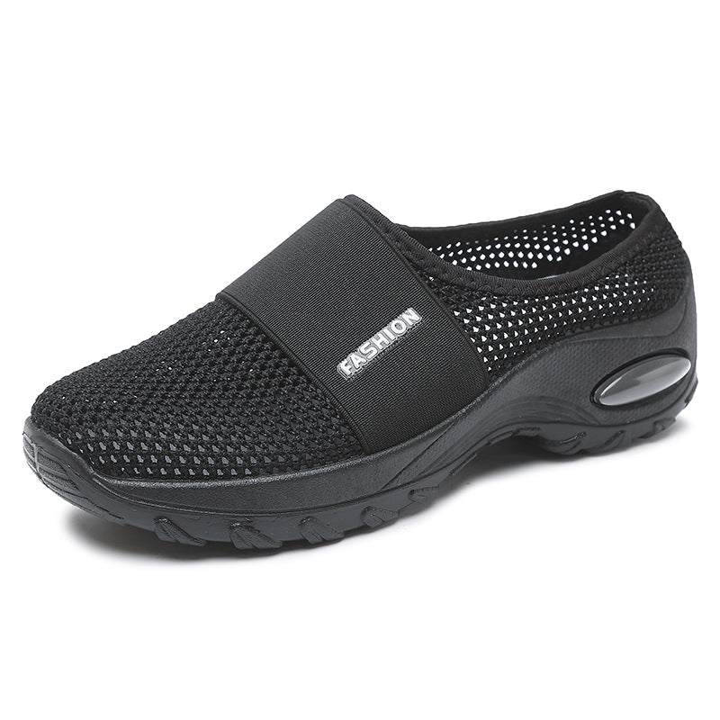 Breathable Mesh Half Support Women's Casual Shoes by Dealightful Finds
