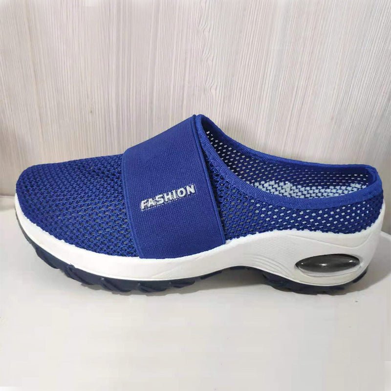 Breathable Mesh Half Support Women's Casual Shoes by Dealightful Finds