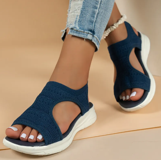 Women’s Knit Summer Sandals by Dealightful Finds