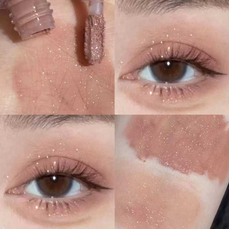 Brown Glitter Eyeshadow Stick and Contour Cream Makeup by Dealightful Finds
