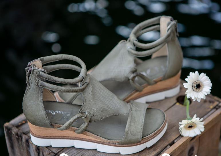 Wedge Heel Open-Toed Sandals for Women by Dealightful Finds