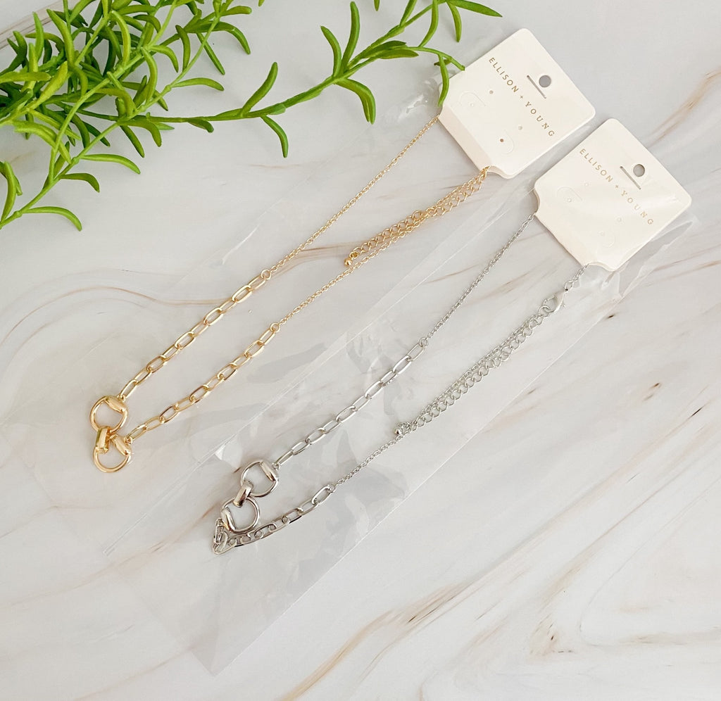 Equestrian Pendant Chain Necklace by Dealightful Finds