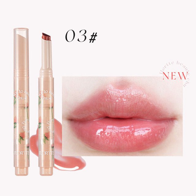 FLORTTE First Kiss Love Stick Lipstick Pen with Mirror by Dealightful Finds
