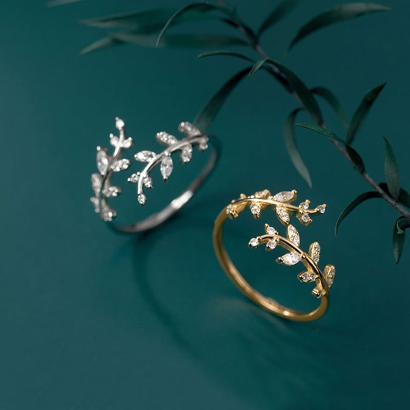 Women's Fashion Spring Summer Branch Ring Jewelry by Dealightful Finds