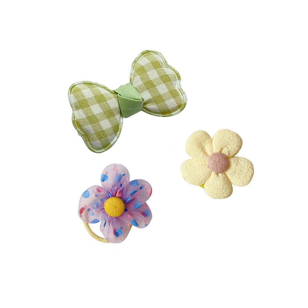 Cute Mesh Hair Clip Set for Little Girls by Dealightful Finds
