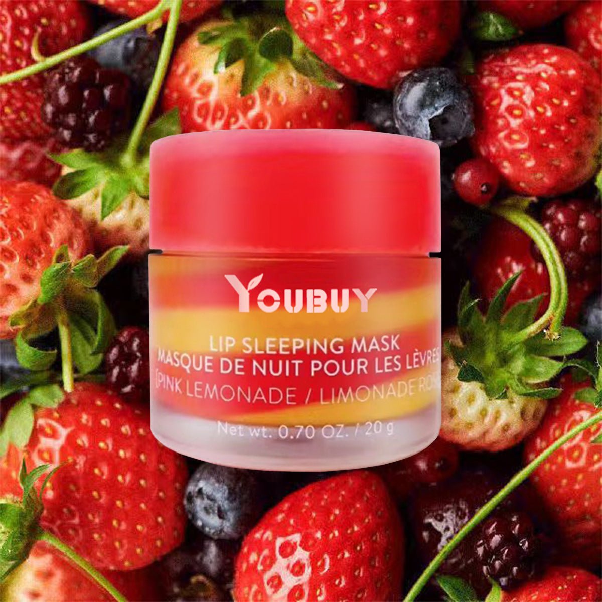 Youbu 2-Color Lip Mask 20g for Exfoliation & Hydration by Dealightful Finds