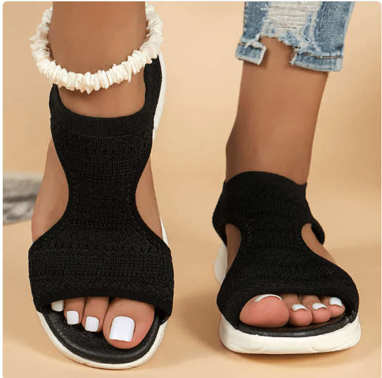 Women’s Knit Summer Sandals by Dealightful Finds