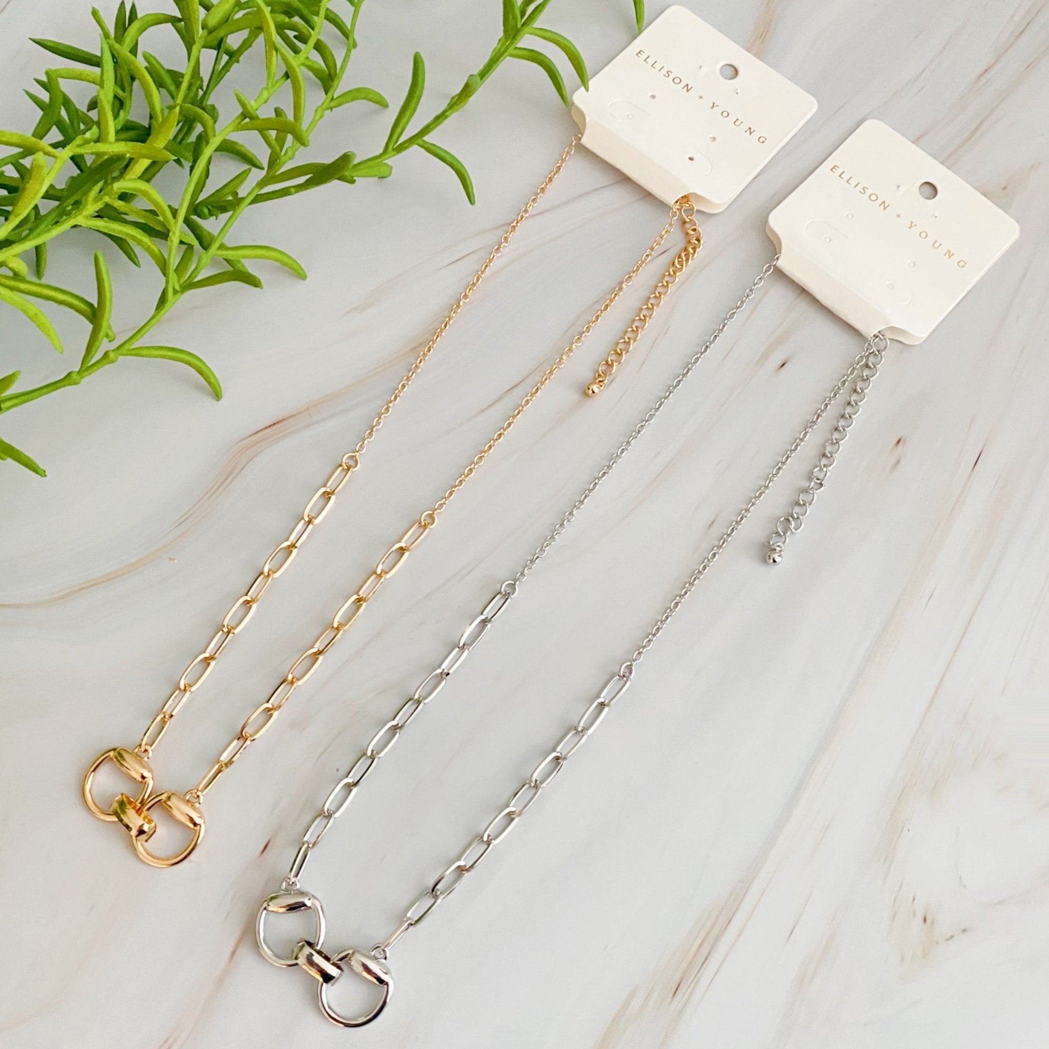 Equestrian Pendant Chain Necklace by Dealightful Finds