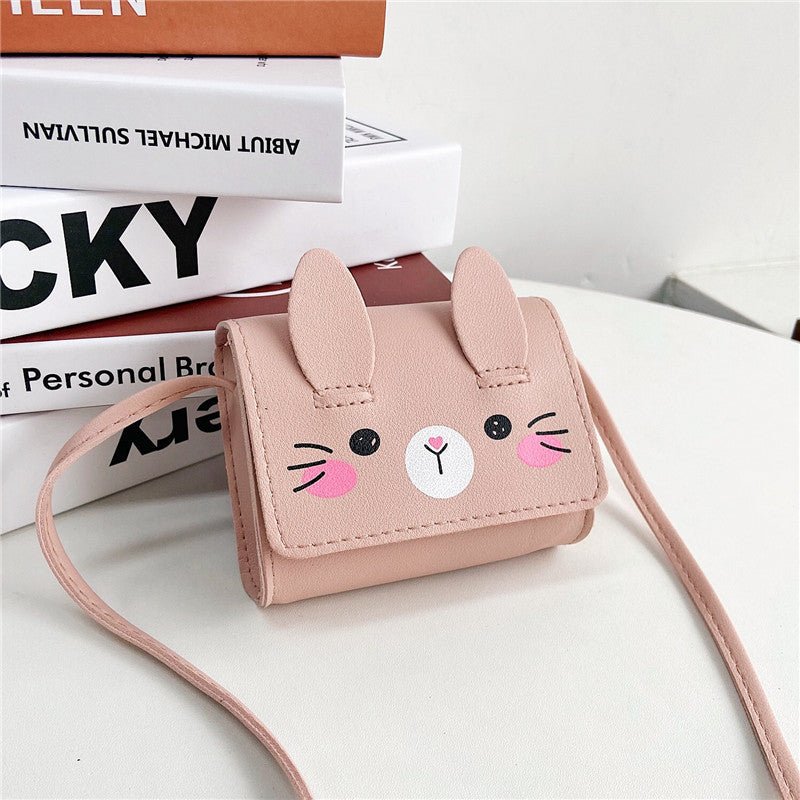 Cute Rabbit Mini Crossbody Bag for Little Girls by Dealightful Finds