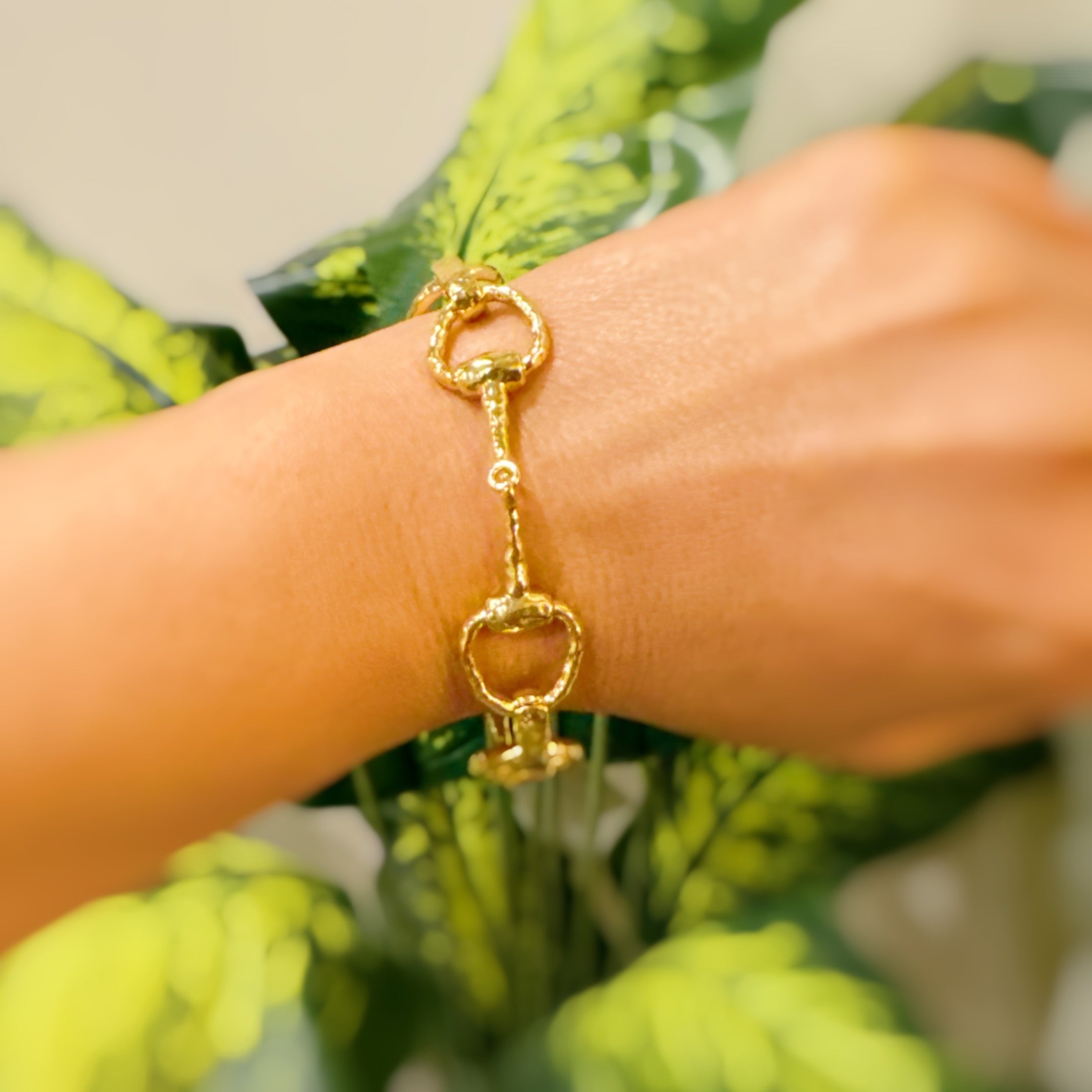 Equestrian Linked Bracelet by Dealightful Finds