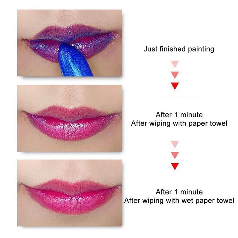 LESSXCOCO Blue Maggie Color Changing Lipstick, Waterproof by Dealightful Finds
