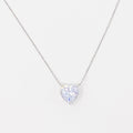 Absolute Beauty Sterling Silver Heart Necklace by Dealightful Finds