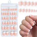 LuckForever Short French Tip Press on Nails Square Fake Nails with Glue & Tabs 144pc White French Tips Glue on Nails Press on Nails Short Fake Nails Squoval False Nails French Acrylic Nails Tips by Dealightful Finds